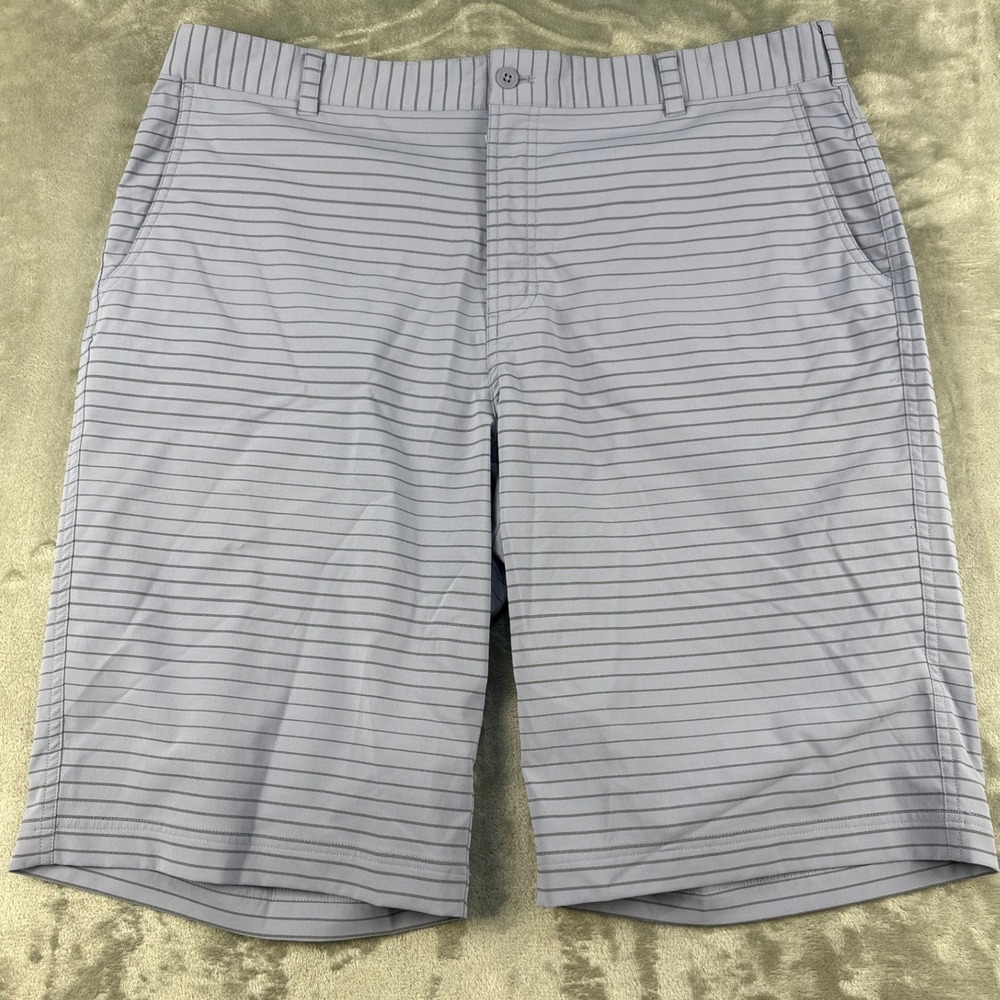 Nike Golf Tour Performance Dri-FIT Striped Shorts Mens 38 Purple